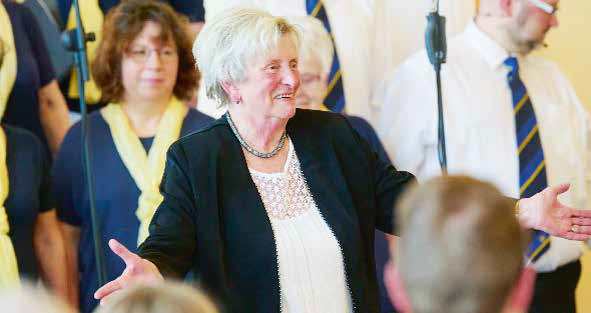 Chorleiterin Heidemarie Korb
